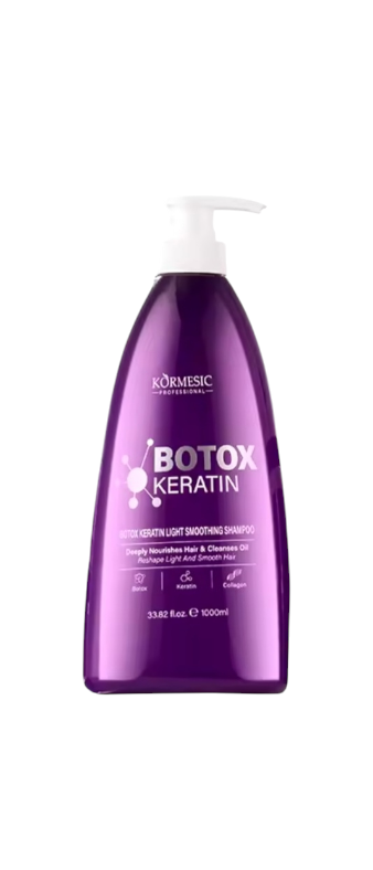 Kormesic BOTOX plaukų šampūnas su keratinu ir botoksu, 1ltr