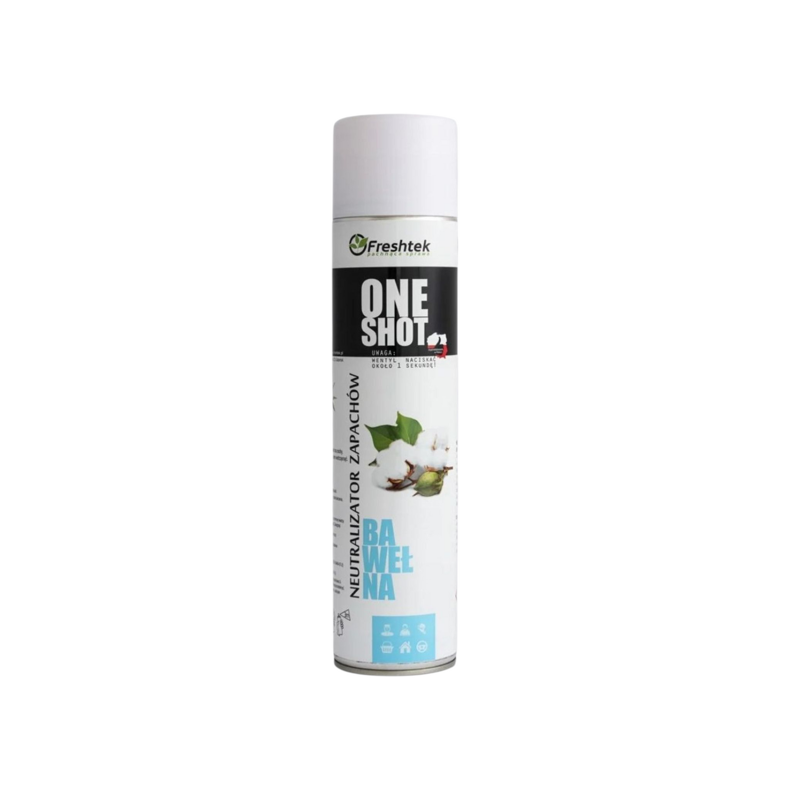 FRESHTEK ONE SHOT Cotton oro gaiviklis, 600 ml