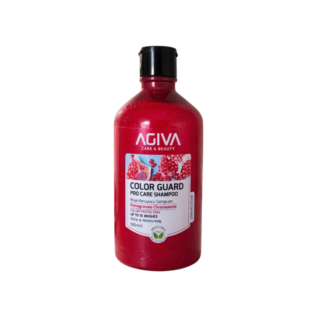 AGIVA Pomegranate Color Protection – Spalvą saugantis šampūnas su granatų ekstraktu, 500ml