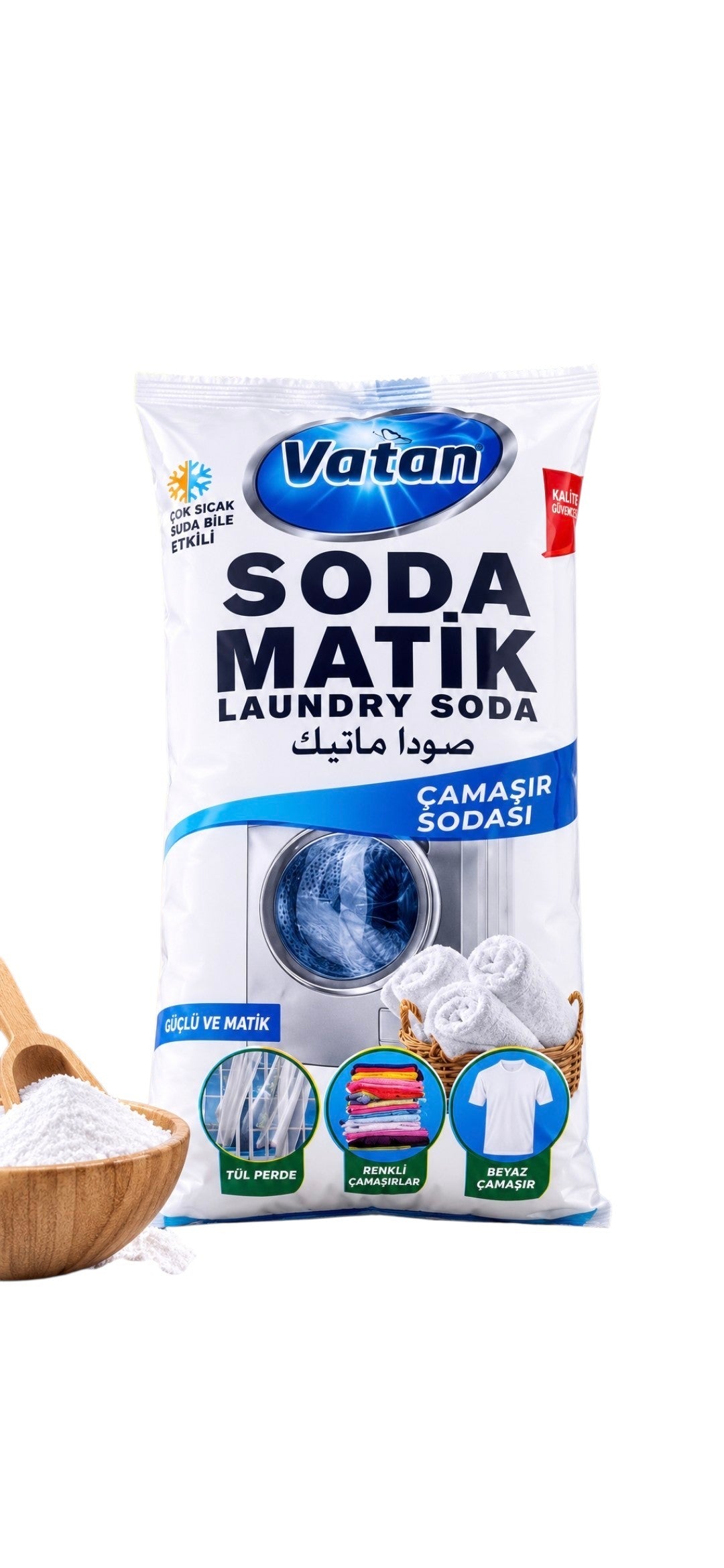 Vatan Soda Matik – turkiška skalbinių soda, 600 g